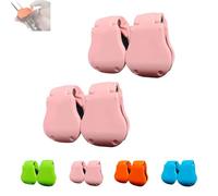 Multifunctional Rod Holder, Free Organizer for Fishing Rods, Tackle Ties Cable Holders Fit, Pressure Resistant, Accessories for Various Sizes Poles (Pink*2)