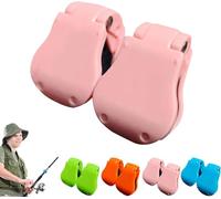 Multifunctional Rod Holder,High-elastic Secure Carrier Tangle-Free Organizer for Fishing Rods,Portable Beach Fishing Pole Holder,Takedown Shore Fish Rod Fixed Ball,Rubber Pole Clips (2pcs*A)
