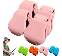 Multifunctional Rod Holder,High-elastic Secure Carrier Tangle-Free Organizer for Fishing Rods,Portable Beach Fishing Pole Holder,Takedown Shore Fish Rod Fixed Ball,Rubber Pole Clips (4pcs*A)