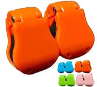 Multifunctional Rod Holder,Portable Beach Fishing Pole Holder for Ground,Surf Fishing Carrier Auto Fixed Clip on Wall Mount, Takedown Shore Fish Rods Rack Keeper for Various Sizes Poles (Orange)