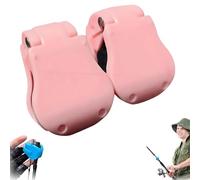 Multifunctional Rod Holder, Takedown Shore Fish Rod Fixed Ball, Portable Beach Fishing Pole Holder, Auto Fixed Tackle Ties Cable, Entanglement And Collision (Pink)