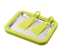 Multifunctional Rolled Ice Cream Maker, Household Frozen Yogurt Pan, DIY Homemade Stir-Fried Ice Cream & Sweet Treats Making Plate(Green)
