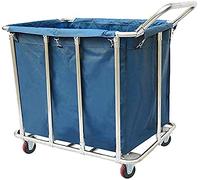 Multifunctional Rolling Storage Cart Household Service Trolley Laundry Sorter with Handle Removable Laundry Basket for Home Blue 8 Compartments Perfect for Laundry Room & Organization