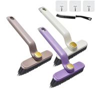 Multifunctional Rotating Crevice Cleaning Brush,360° Hard Bristle Crevice Gap Cleaning Brush,Bathroom Cleaning Brushes With Long Magic Brush Cleaner,Crevice Cleaning Tool for Window Bathroom Kitchen