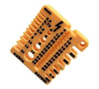 Multifunctional Screw Wire Size Checker Lightweight Design Precise Measurement for Projects Workshops Portable Wire Gauge Caliper