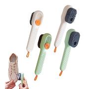 Multifunctional Shoe Brush with Liquid Box,4Pcs Shoes Scrubbing Cleaning Brush Cleaning Boot Brush Household Cleaning Tool Washing Brush Cleaning Brush for Clothes Shoes Easy Scrubbing Of Large Areas