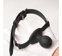 Multifunctional Silicone Dildo Gag for SM Games, Silicone Sex Toys SM Bite Gags Muzzles, BDSM Restraints Sex Penis Gag, Open Mouth Bondage Ball Gags for Sex Games (B)