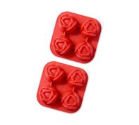 Multifunctional Silicones Molds for Ice Cubes with Tulips Flower Pattern for Home Parties and Projects Easyly Release Ice Cubes Molds