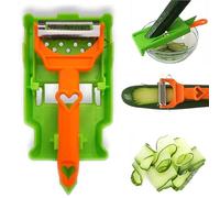 Multifunctional Single Blade Peeler Lemon Squeezer Spiral Potato Peeler, 2 in-1 Peeler, Multi Peeler Single Blade for Kitchen, Multifunctional Kitchenware Set