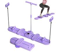 Multifunctional Ski Machine, Foldable Push-Up Board with Removable Press-Up Handles, Exercise Equipment for Home Use, Pelvic Floor Exercise Devices for Women Strength Training & Body Shaping