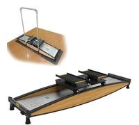 Multifunctional Ski Simulator, Low-Impact Cardio Equipment with 150kg Load Capacity, 0 -100kg Adjustable Resistance Ski, Silent Operation for Beginners & Waist Strength Training(B)