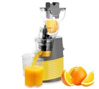 Multifunctional Slow Masticating Juicer Machine,76Mm Diameter with Juice Cup and Pulp Cup,55Rpm for Fruits,Vegetables Citrus