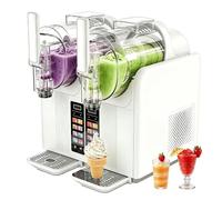 Multifunctional Slush & Soft Serve Ice Cream Maker Machine No Pre-Freeze Ice Required, 140oz Bowls 7 Smart Modes Touch Panel Self-Cleaning Machine for party