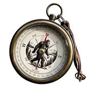 Multifunctional Small Compasses with Accurate Bearing Metal Texture Suitable for Wilderness Exploration Portable Size Hiking Direction