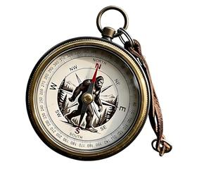 Multifunctional Small Compasses with Accurate Bearing Metal Texture Suitable for Wilderness Exploration Portable Size Adventure Direction