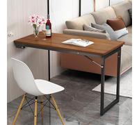 Multifunctional Small Folding Wall Table Space-Saving Kitchen & Office Workbench Wall-Mounted Fold-Down Desk for Bedroom & Living Room 100 x 50 x 75 cm
