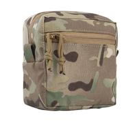 Multifunctional Small GP Pouch Double Layer Case Cordura Protective Bag with Expandable Capacity for Airsoft CS Game & Movie Props(Mc)