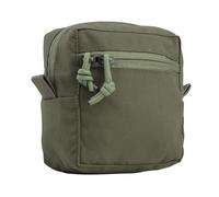 Multifunctional Small GP Pouch Double Layer Case Cordura Protective Bag with Expandable Capacity for Airsoft CS Game & Movie Props(Green)