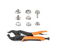 Multifunctional Snap Fastener Tool Set Pliers Canvas Cover Button with Adjustable Setter for Leather Multifunctional Adjustable Pliers Set for Tarps