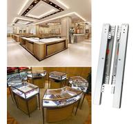 Multifunctional Soft-Close Undermount Drawer Slides Quiet Cabinet Hardware for Efficient Small Space Office Storage Solutions Smooth Operation and Easy Installation