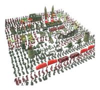 Multifunctional Soldiers Figure Interactive - Soldier Men Action Figures, Educational Actions Playset, 100pcs Decorative Soldiers Weapons Toy Sets For Boys Girls Kids 24*13*23cm