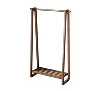 Multifunctional Solid Wood Hall Tree3in1 Free Standing Coat Rack with rage for Bedroom Hallway Entrance OfficeIdeal for Coats Hats Handbags (63.9"x13.8"x15.7")