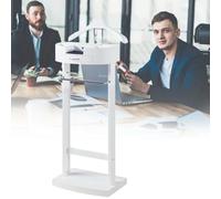 Multifunctional Solid Wood Valet Stand - Stylish Floor Clothes Rack with Suit Hanger, Coat Rack, Trouser Holder - 43.1 x 34.2 x 106.6 cm, Elegant White Design