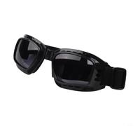 Multifunctional Sports Glasses for Motorcycle Skiing, Windproof UV Protection with Adjustable Headband, Foldable Anti-Fog Clear Lens for Outdoor Cycling, Gray(gray)