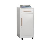 Multifunctional Steel File Cabinet with Lock Under Desk Office Storage White Drawer Filing Cabinet for Home & Office nization Secure Filing Solution