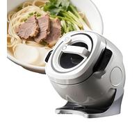 Multifunctional Stir-fry Machine 1000W, 6L Automatic Cooker with Smart Touch, 360° Rotating for Even Heating, Commercial Food Processor, Lazy Stir-Fry Pan Cooking Machine