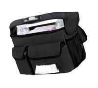 Multifunctional Strollers Hanging Bag with Interconnectable Handle Water Resistant Interior Organiser for Travel Needs Multifunctional Strollers Organizer Pouch