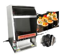 Multifunctional Sushi Roll Slicer with Removable Stainless Steel Blade for Even Slicing in Cafeterias and Dessert Preparation