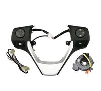 Multifunctional Switch Bezel Compatible With Toyota For Corolla For RAV4 2014-2018 Phone Steering Wheel Audio Control Button Oem 84250-02560(A set)
