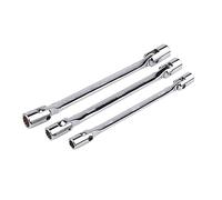 Multifunctional Swivel Box End Head Flexible Socket Wrench Spanner Set For Automotive Maintenance Home Improvement 3pcs Steel Tool Metric Spanner Set Swivel Head Socket Wrench Flexible Head Spanner