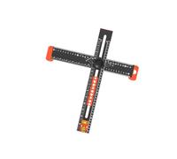 Multifunctional T Square Drilling Format for Accurate Hole Positioning and Corner Marking in Carpentry Applications Constructed of Aluminum Alloy Accuracy Hole Observer