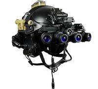 Multifunctional Tactical FAST Helmet, Military Airsoft Bump Helmet 6-in-1 Set, with Headphones and Signal Lights, for Paintball, Outdoor Field & Cosplay(Black)