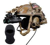 Multifunctional Tactical Gear, Military Airsoft Bump Helmet 8-in-1 Set, with NVG Model and Balaclava, for Paintball, Outdoor Field & Cosplay