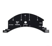 Multifunctional Template Violin Bridge Tool for Full Size Violin, Cello, and Double Bass with Accurate String Height and Chord Distance Measurement (Double Bass 3/4)