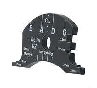 Multifunctional Template Violin Bridge Tool for Full Size Violin, Cello, and Double Bass with Accurate String Height and Chord Distance Measurement (Violin 1/2)