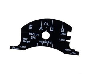 Multifunctional Template Violin Bridge Tool for Full Size Violin, Cello, and Double Bass with Accurate String Height and Chord Distance Measurement (Violin 3/4)
