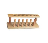 Multifunctional Test Tube Rack Wood Test Tube Organizers Holder 22mm Drying Rack for Labs and Educational Setting Wood Laboratory