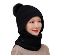 Multifunctional Thermal Knit Face Windproof Hood for Head Cover Riding Equipment Neck Gaiter in Cold Wea Ridi