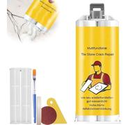 Multifunctional Tile Stone Crack Repair Gel, Porcelain Repair Kit, 2024 New Porcelain Stone Repair Kit for Cracks, Ceramic Stone Tile Floor Crack Repair Kit for Fix Cracked