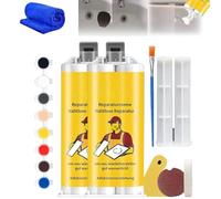 Multifunctional Tile Stone Crack Repair Kit, Porcelain Repair Kit, Granite Countertop Repair Kit, Marble Repair Kit, Adjustable Color, for Bathtub, Stone Crack (2PCS)