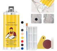 Multifunctional Tile Stone Crack Repair Kit,Tile Granite and Marble Repair Kit,Porcelain Repair Kit,Tile and Ceramic Glaze Repair Paste,Tile Repair Paste with Tool Kit and Multi Color Match (1 Set)