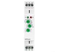 Multifunctional time relay GRT6-M1 with 10 setting modes, delay off, 1CO+1NO contact, AC220V/AC-DC 24-240V, adjustable 0.1s to 10 days, LED display, for DIN rail in (ACDC 24V-240V)