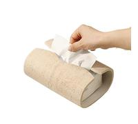 Multifunctional Tissue Box Holder Creative Stone Tissue Box, Living Room And Dining Room Drawer Decoration, High-end Home Tabletop Napkin Paper Box Organizer for Home Office Restaurant