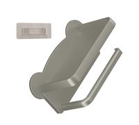 Multifunctional Tissue Rack ABS Compact Wall Mounted Storage with Phone Holder Simple Installation for Bathrooms Wall Mounted Holder