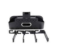 Multifunctional Tissue Storage Box Auto Back Seat Paper Bag Place Water Cup Holder Organizer Collector Creative Supplies Vehicle Back Organizer Storage Pouch Case Compartment Back Storage Bag