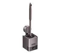 Multifunctional Toilet Brush With Holder For Deeply Cleaning Featuring Flexible Bristles Toilet Brush